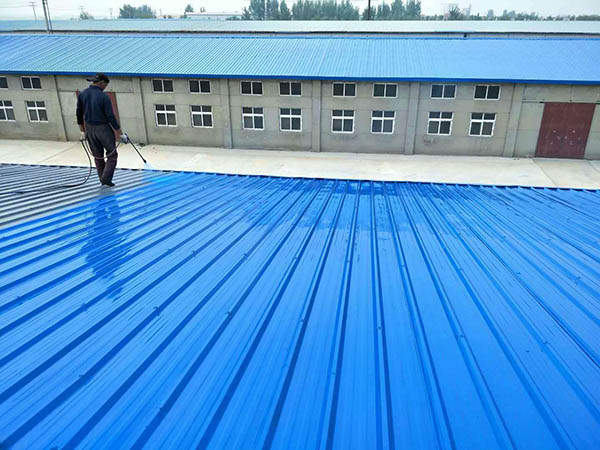 蓬莱 彩钢瓦喷漆翻新工业厂房、仓库